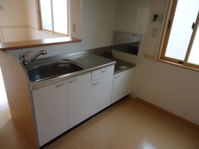 ボヌールＫ B棟のキッチン|B202 ｷｯﾁﾝ