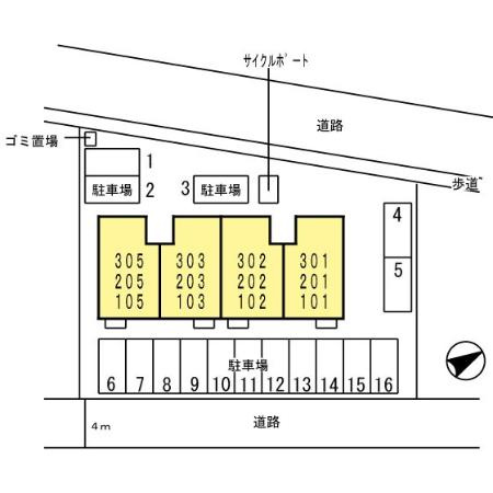 ニュル・ナインの区画図
