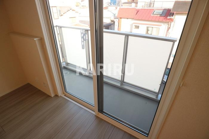 ラ・メェール鶴見のバルコニー