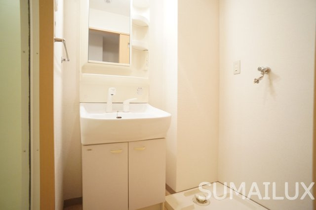 新屋敷エクシードの独立洗面台