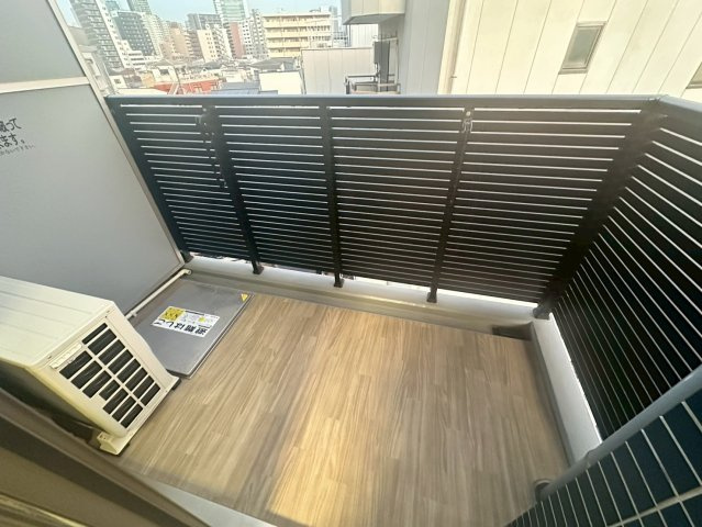 プレサンス海老江ジャルダンのバルコニー