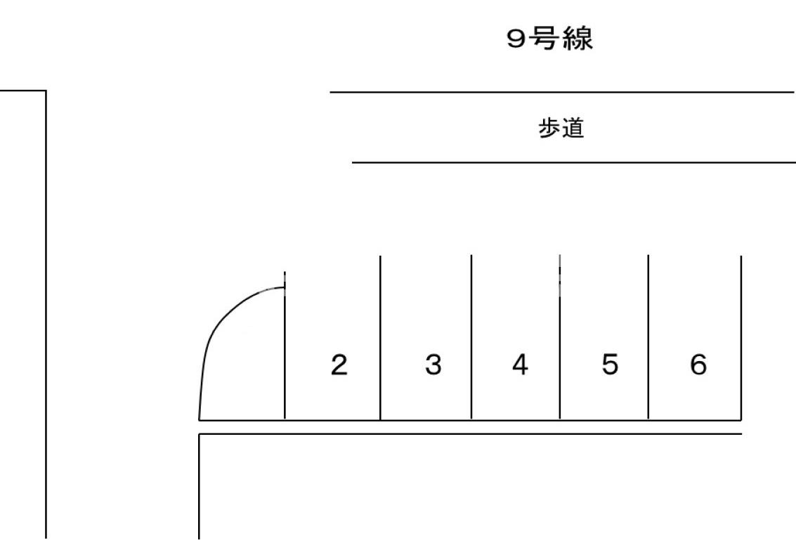 古木駐車場の区画図