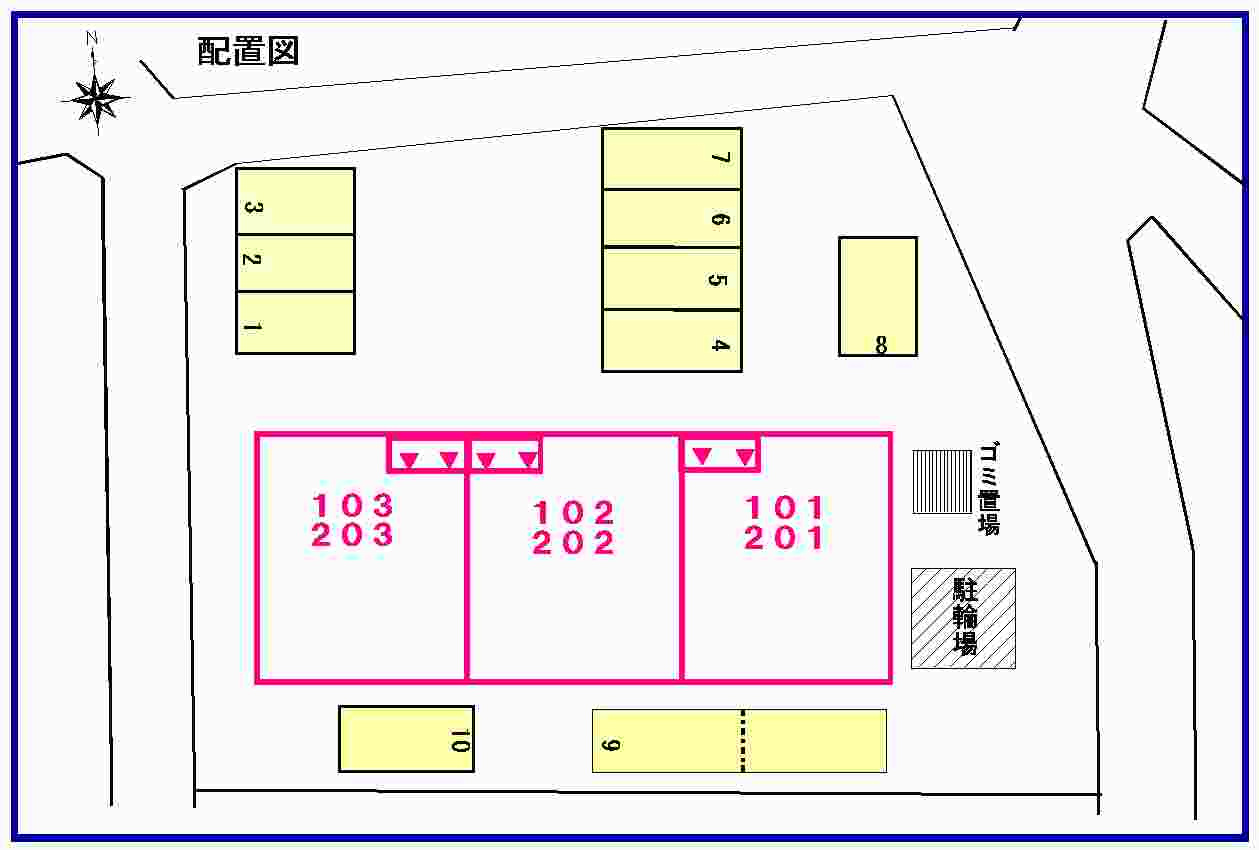 サクラの区画図