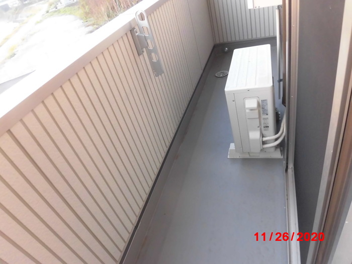 フルールブランのバルコニー