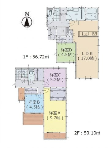糸島市前原駅南1丁目第3-3棟(1号棟)