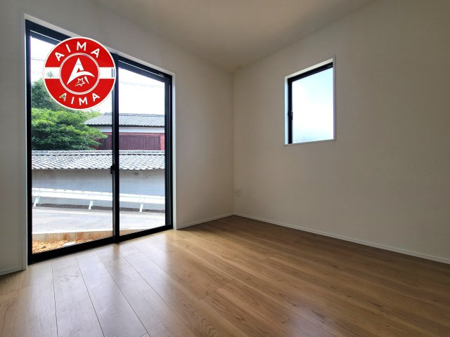 糸島市前原駅南1丁目第3-3棟(1号棟)の和室|将来的に、琉球畳を引きまして和室風にすることも可能です。