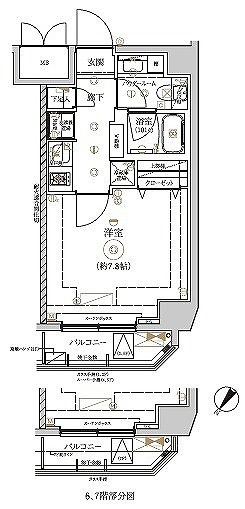 RELUXIA墨田東向島の間取り