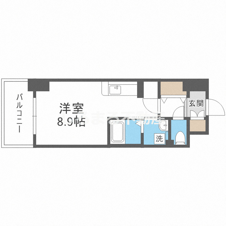 ＬＯＷＬＡＮＤＳ西天満の間取り