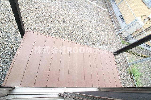 久保田貸家Ⅱのバルコニー|バルコニー付きです
