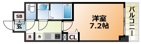 レジデンス神戸大倉山グルーブの間取り