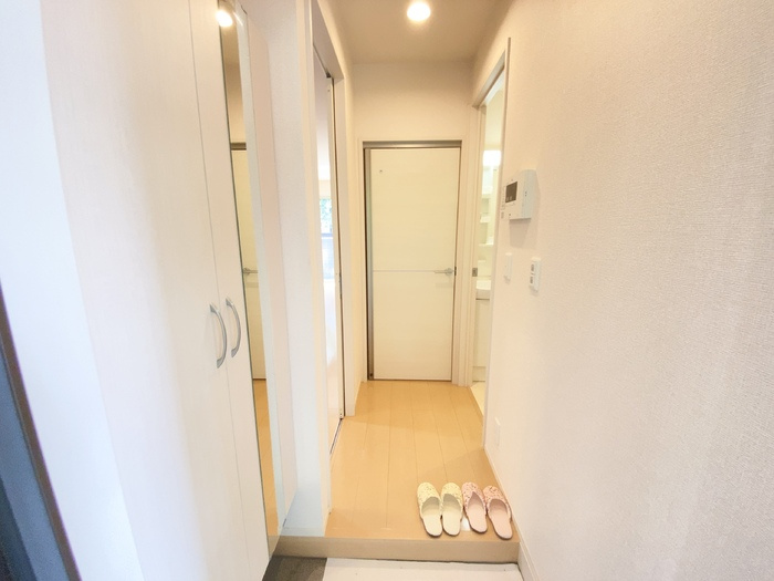 ホームパーティーⅥ号館の玄関