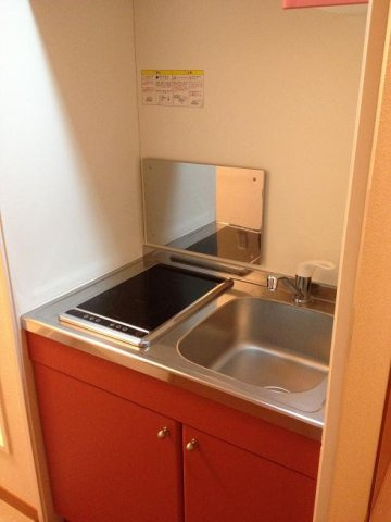 レオパレスシティセントラルのキッチン|きれいなキッチンです