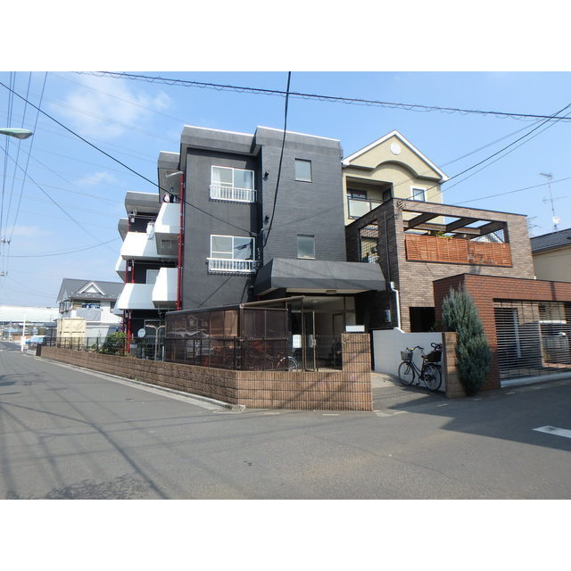 イワモトビル　ホワイトコーポラスの外観|おしゃれな外観です