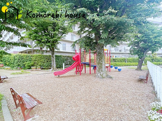 北本ハイデンス　1号棟の中庭|26.5.8撮影済み