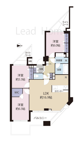 【間取り】 | Ｄ＇グランセ駒沢大学