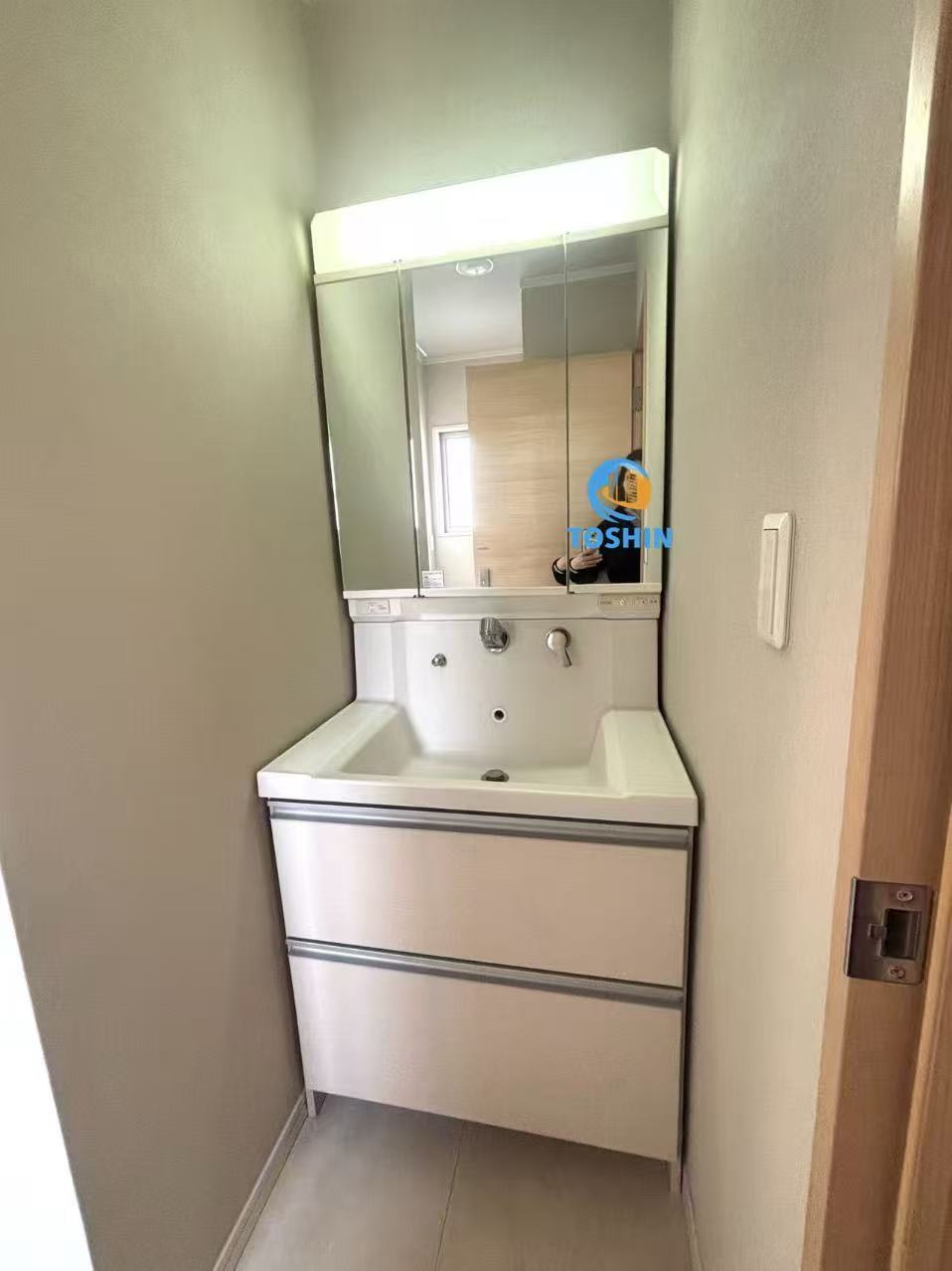 飯塚4丁目戸建ての洗面所|使いやすい洗面所です