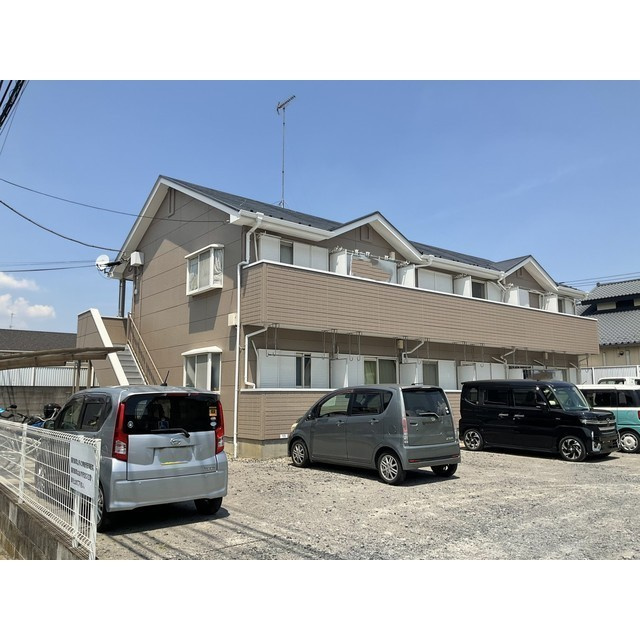 ピアザハイツⅤの外観|外はこのようになっています