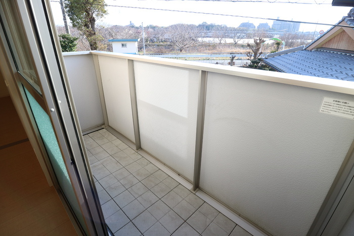 グレース・メゾン B棟のバルコニー