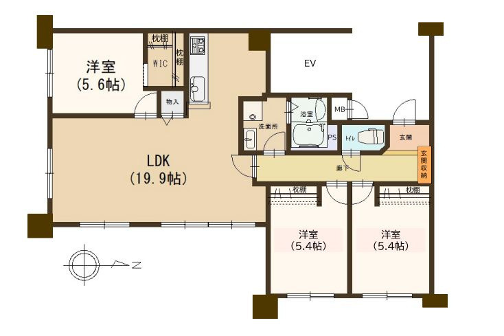 【間取り】 |  アムール和白Ⅲ☆仲介手数料無料☆