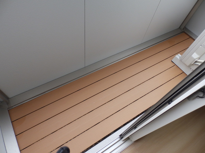 アコルトD棟のバルコニー