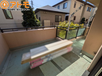 【バルコニー】 | メゾンフィオーレ上足洗 | 日当たり良好なワイドバルコニー♪