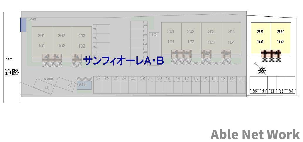 サンフィオーレCの区画図