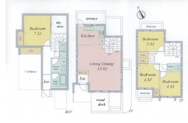 【間取り】 | ステージハウス等々力