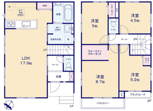 南大塚10期の間取り