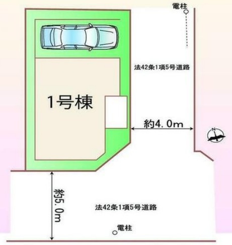 神戸市垂水区乙木2丁目の区画図
