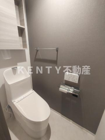 【トイレ】 | セレスティア中央 Ⅱ | ゆったりとした空間のトイレです