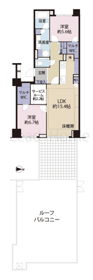 【間取り】 | フューズ・コート１７５