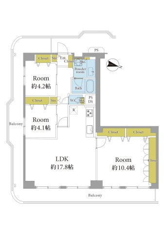 【間取り】 | メイツ桜新町