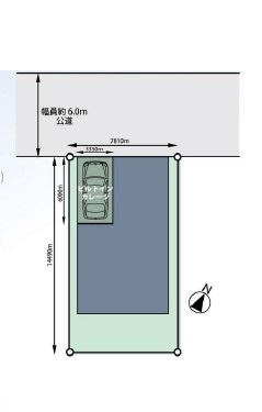 川越市川鶴中古戸建の区画図