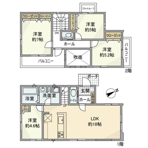 東大宮戸建の間取り