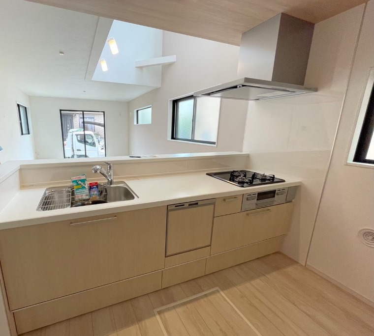 東大宮戸建のキッチン|きれいなキッチンです