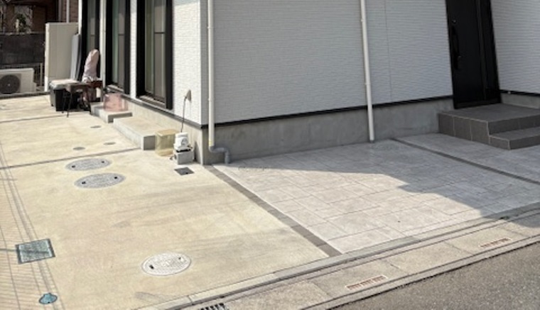 安行戸建の駐車場|駐車場完備です