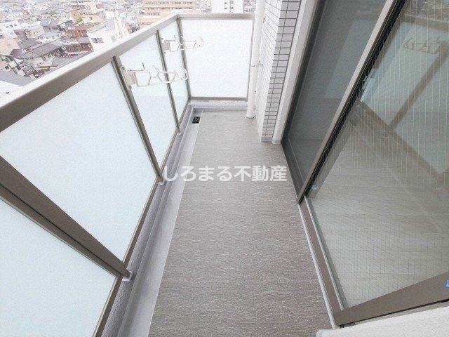 プリムール新深江のバルコニー