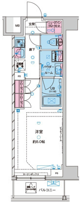 GENOVIA北池袋Ⅱの間取り