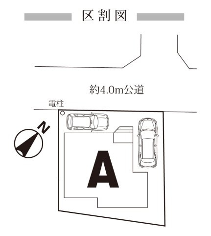 南大塚 第１期の区画図
