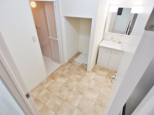 岡本貸家の洗面所