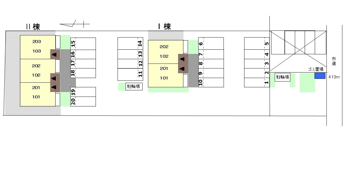 ウェリナⅡの区画図