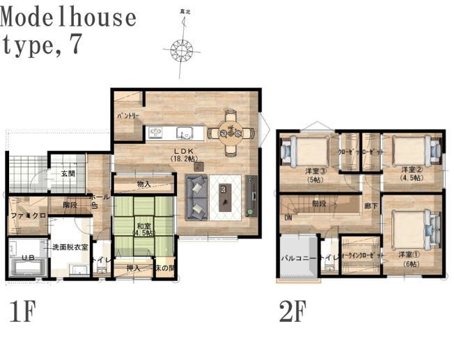 【間取り】 | トレステージ山室1丁目