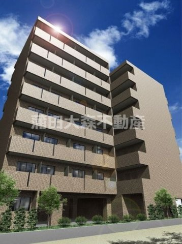 ルーブル西蒲田弐番館の外観パース