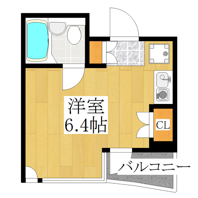 コモド駒込ハイツの間取り|間取図です