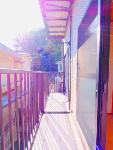 カーサ矢野西のバルコニー