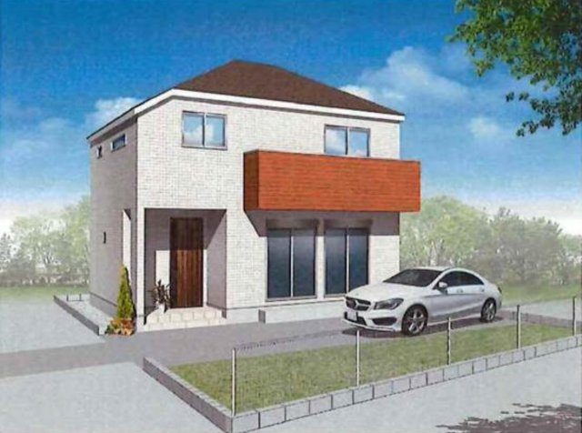 横浜市泉区和泉が丘2丁目 新築戸建【仲介手数料無料】の外観パース