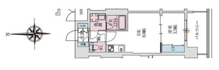スプランディッドあびこ駅前DUEの間取り