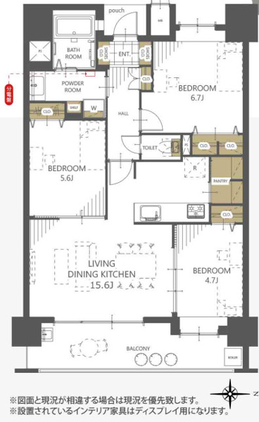 【間取り】 |  サンパーク青山☆仲介手数料無料☆