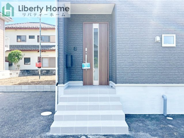 水戸市笠原町第6　新築戸建　◆限定1棟◆県庁エリア◆本日見学可能♪のエントランス