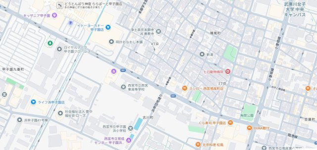 西宮市鳴尾町　第2期　新築一戸建ての地図